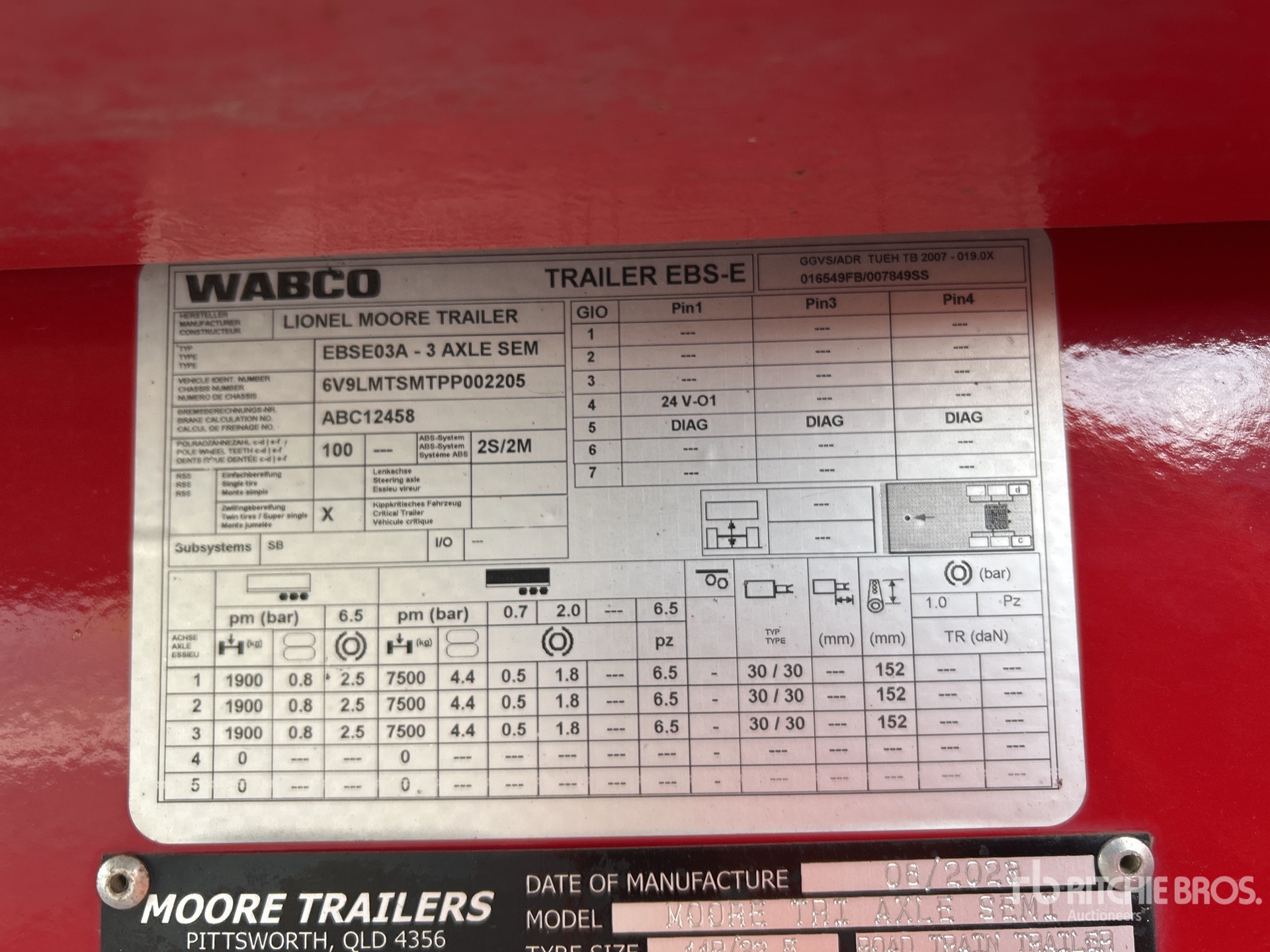 2023 Moore 10 m Tri/A Step Deck
