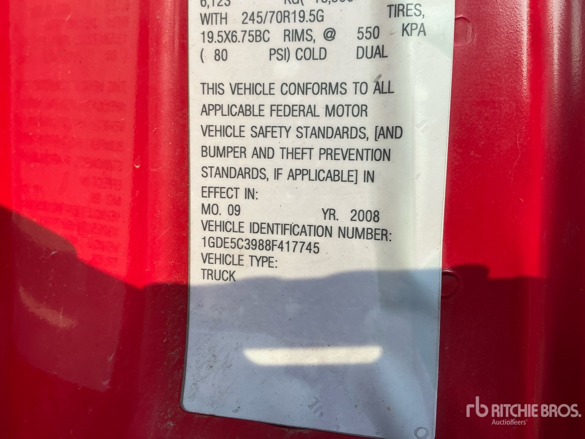 2008 GMC C5500