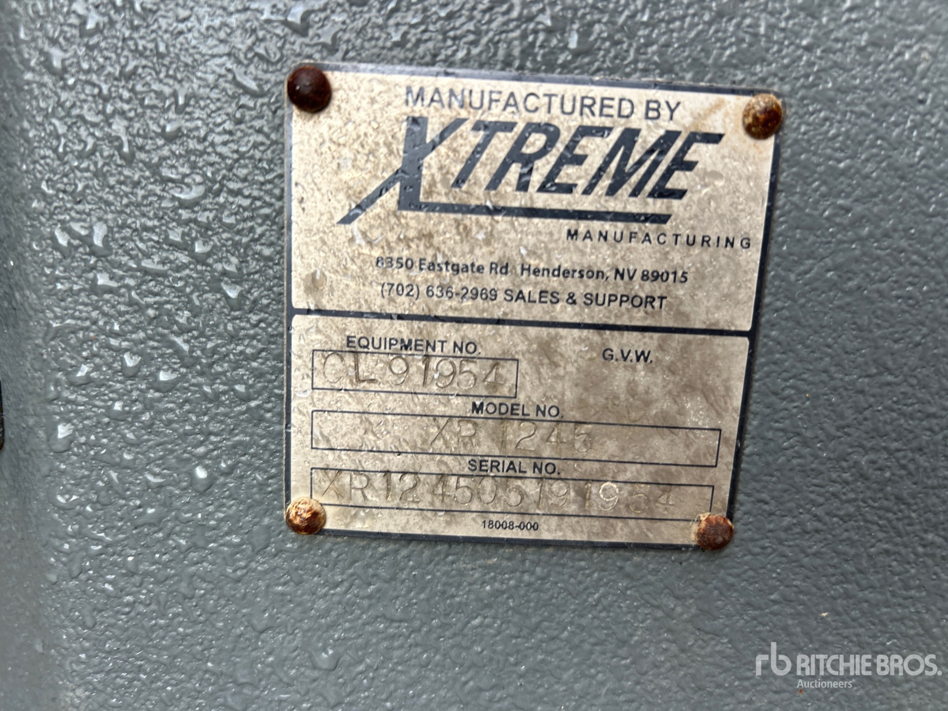 2019 Xtreme XR1245