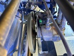 Moteur with compresseur de climatisation
