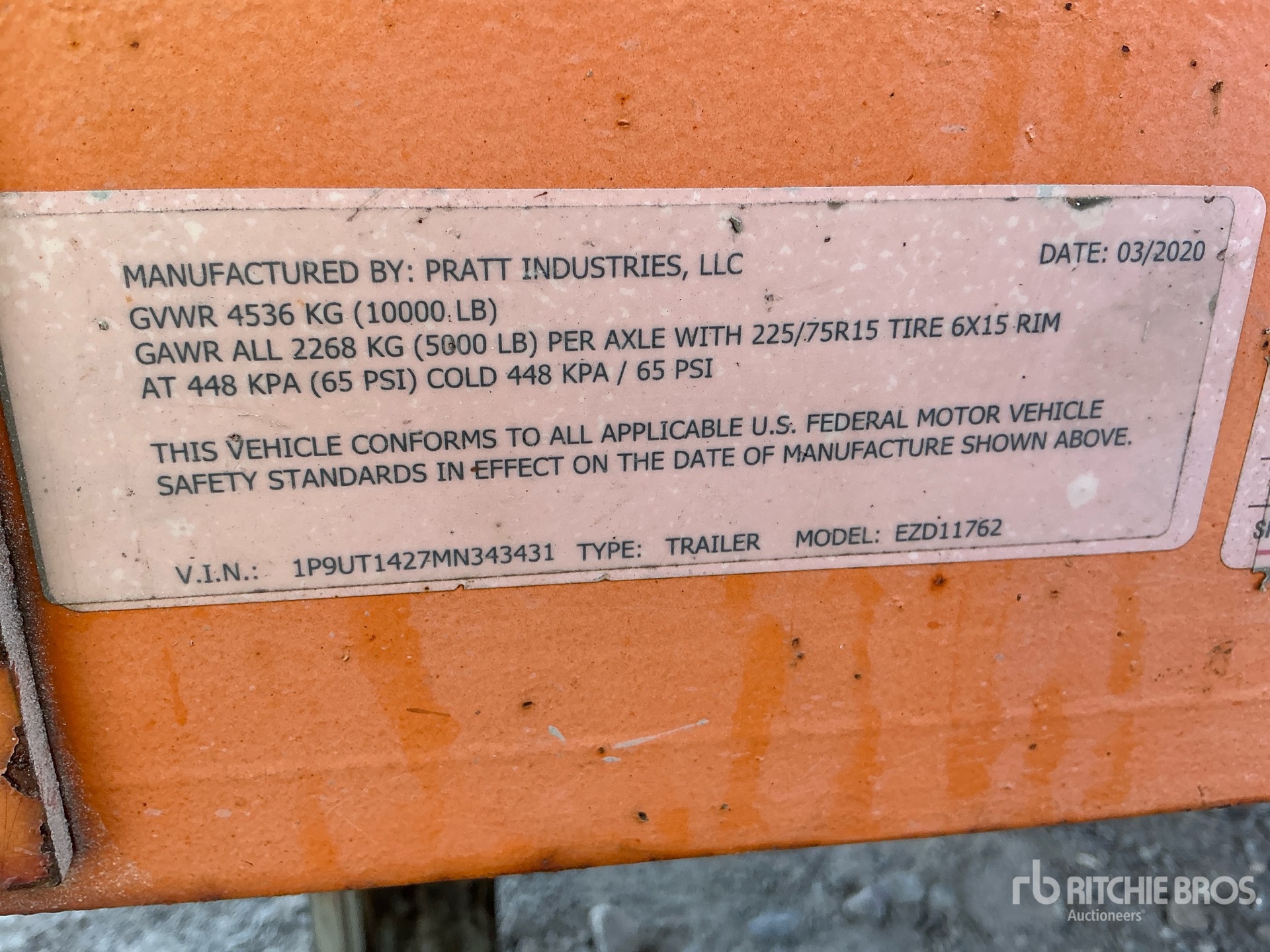 2021 Pratt EZD11762