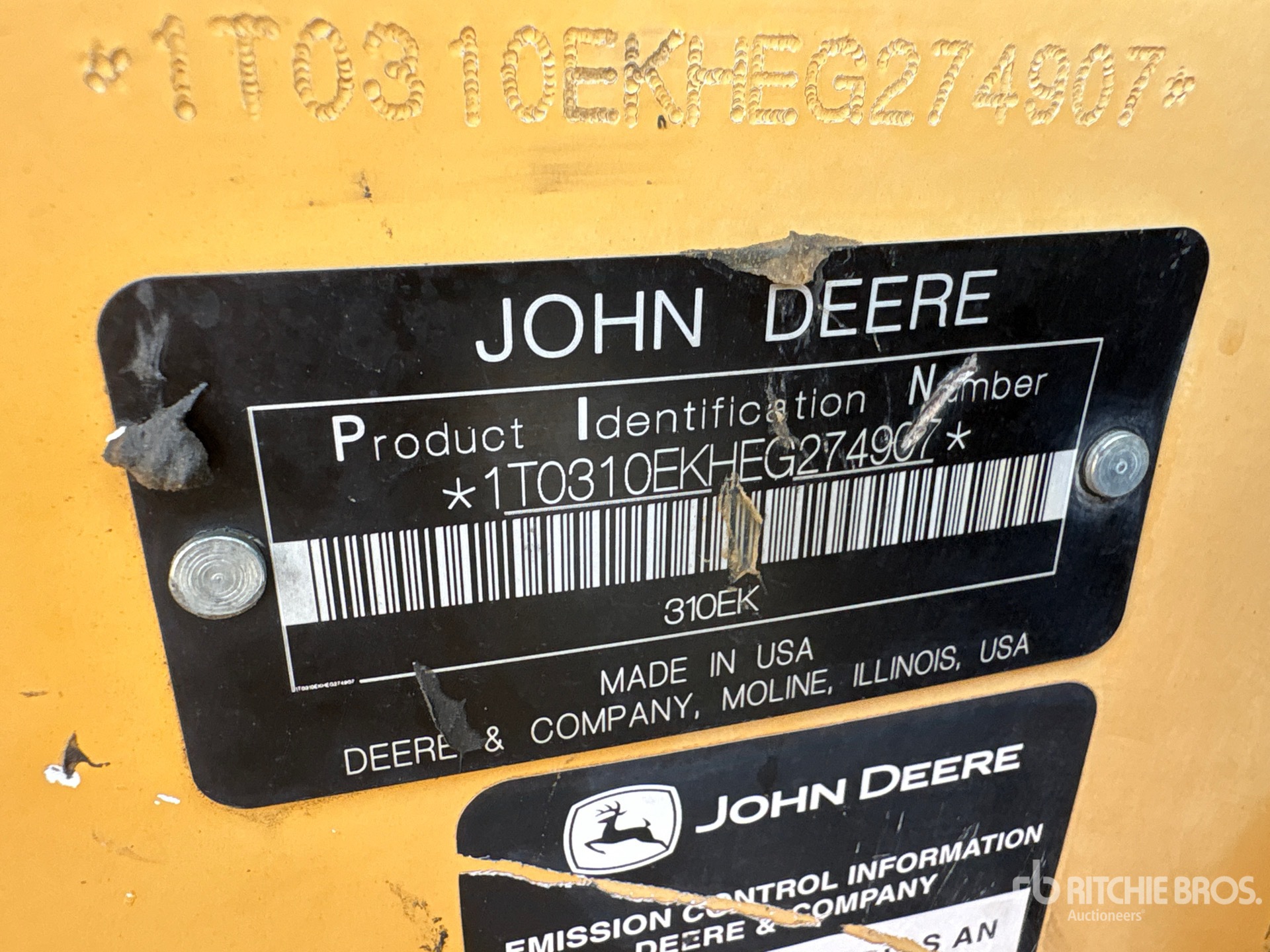 2015 John Deere 310KEP