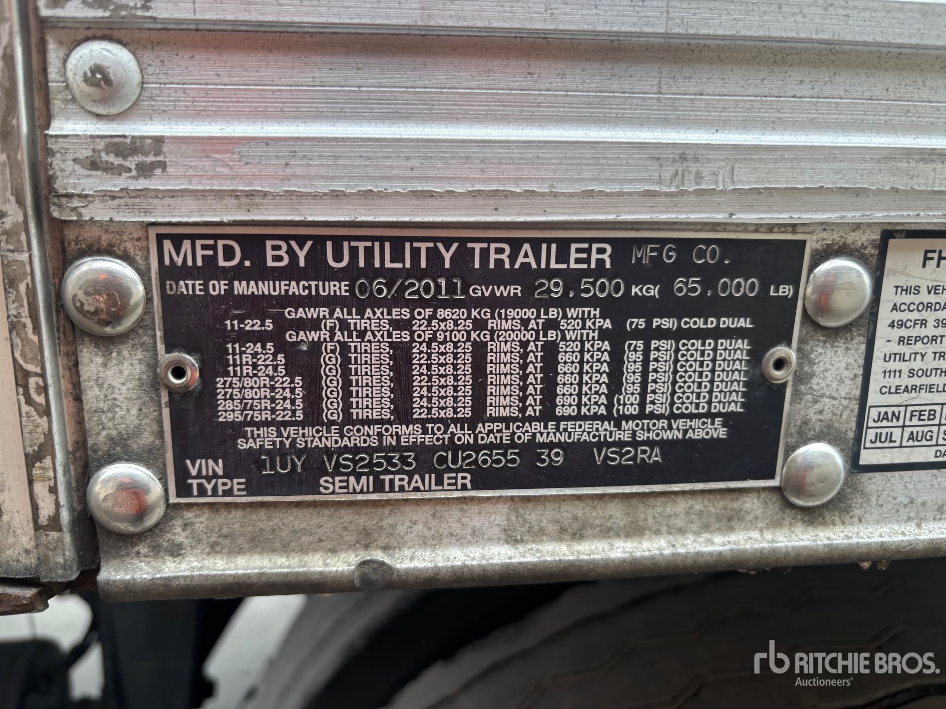 2012 Utility VS2RA