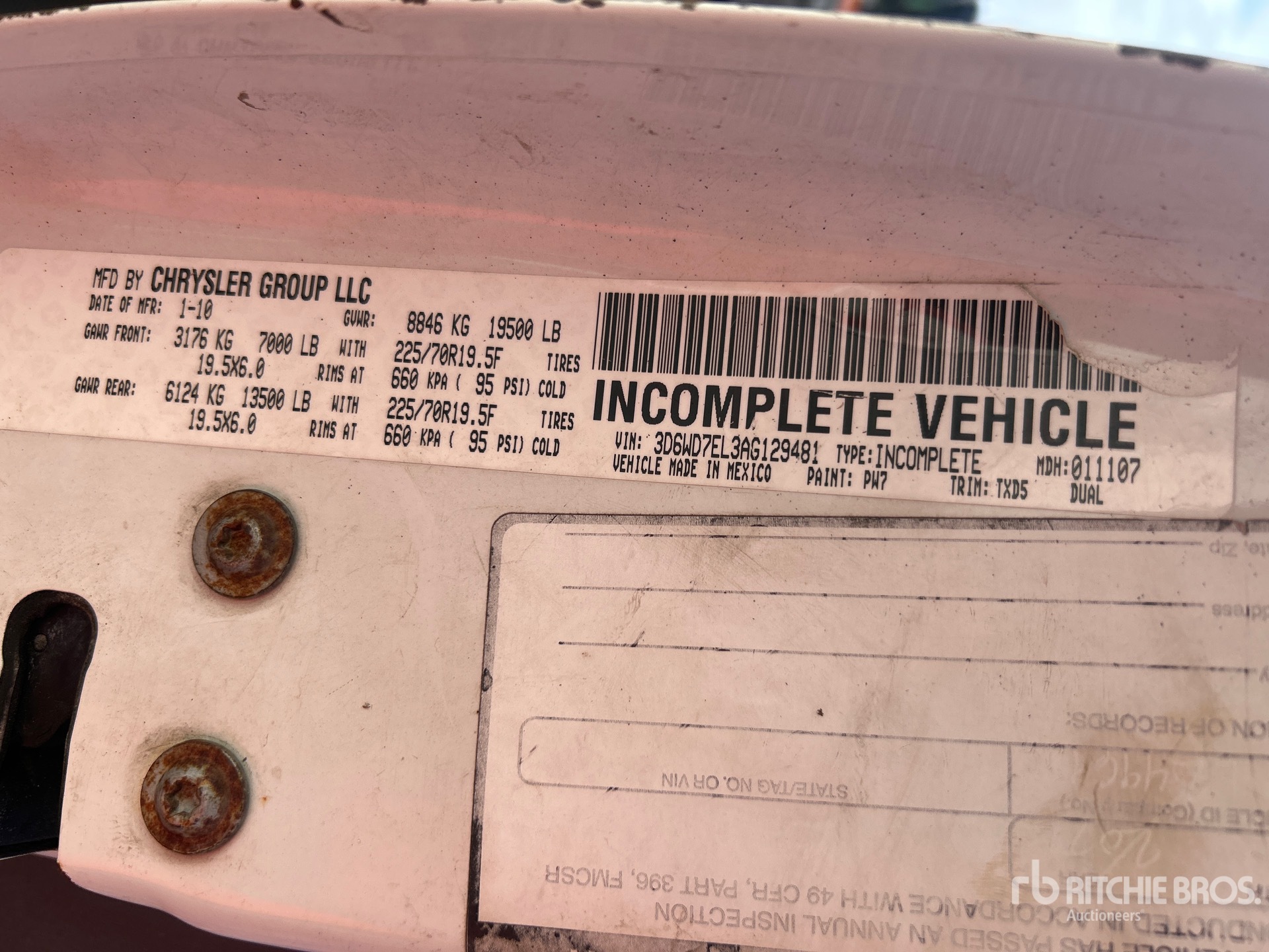 2010 Dodge RAM 5500