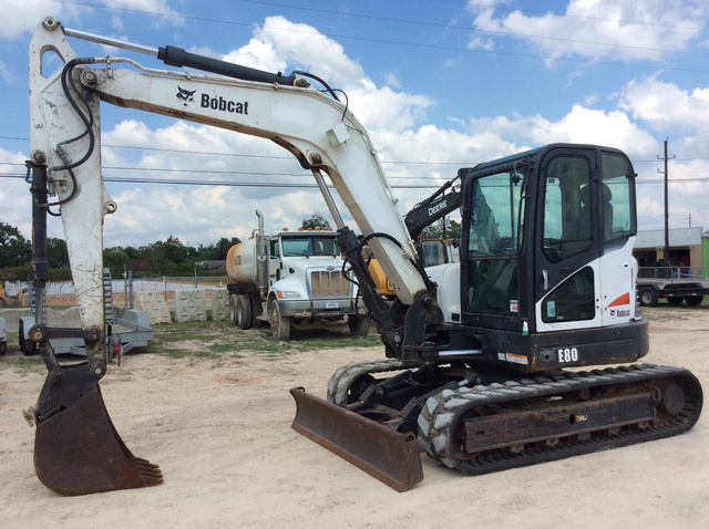 2012 Bobcat E80A Mini Excavator
