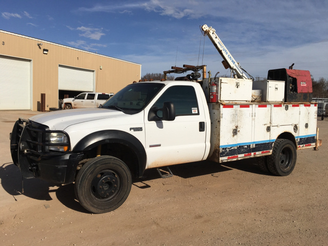 1999 Ford F-550 Super Duty Service Truck w/ Crane