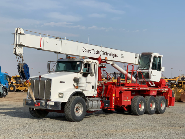 2008 Kenworth T800 Tri/A Straight Boom Truck 2008 Kenworth T800 Tri/A Straight Boom Truck