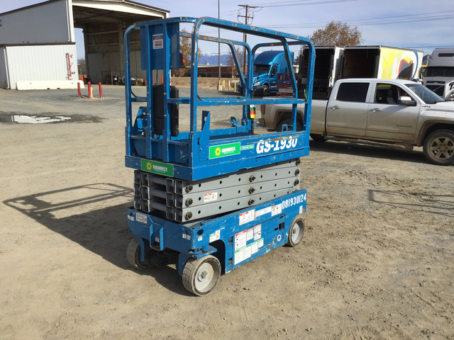 2008 Genie GS-1930 Electric Scissor Lift: 8'-20'