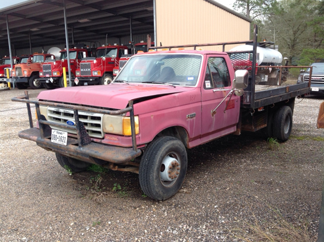 1991 Ford F-450 Flatbed Truck 1991 Ford F-450 Flatbed Truck