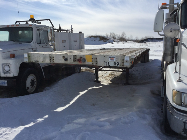 1991 (unverified) Wilson T/A Flatbed Trailer