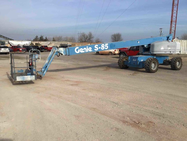 2007 (unverified) Genie S-85 4WD Diesel Telescopic Boom Lift 2007 (unverified) Genie S-85 4WD Diesel Telescopic Boom Lift