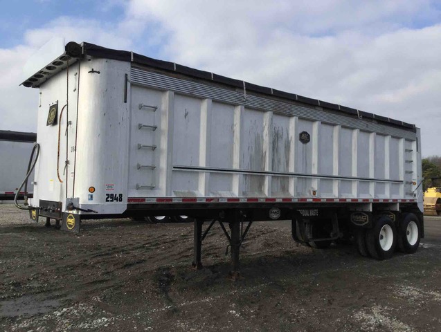2007 Mac Aluminum T/A End Dump Trailer