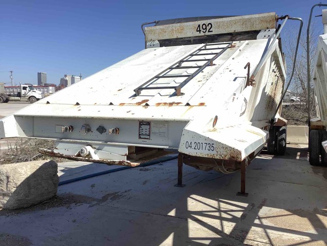 2006 Construction Trailer Specialist BDT-40 T/A Belly Dump Trailer