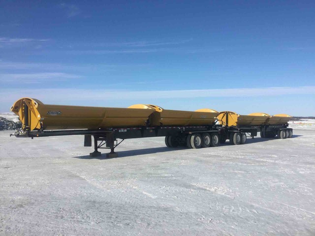 2015 Smithco B-Train Side Dump Trailer