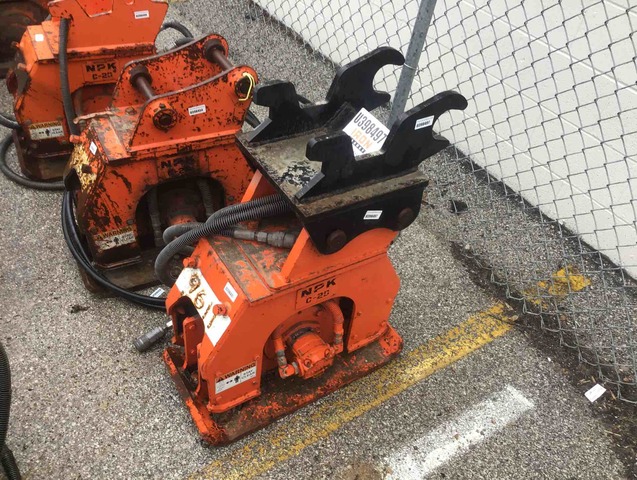 NPK C2D-C2110 Excavator Vibratory Plate Compactor Attachment