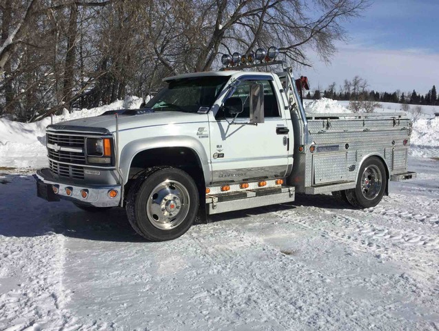 2001 Chevrolet 3500 4x2 S/A Flatbed Truck