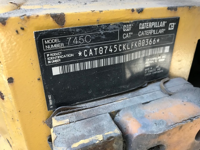 2015 (unverified) Caterpillar 745C Articulated Dump Truck 2015 (unverified) Caterpillar 745C Articulated Dump Truck