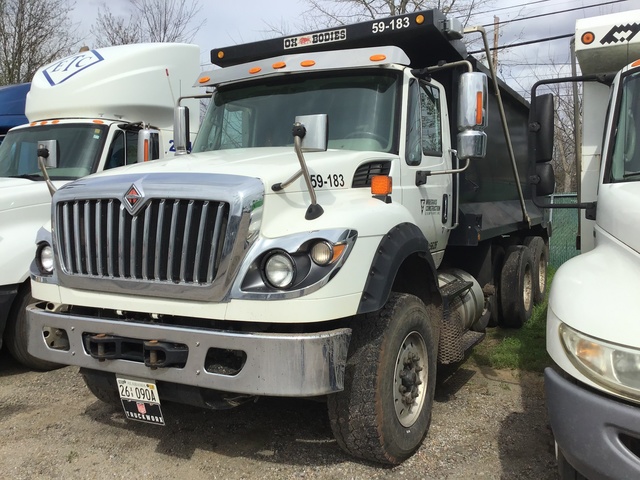 2016 International 7600 Tri/A Dump Truck 2016 International 7600 Tri/A Dump Truck