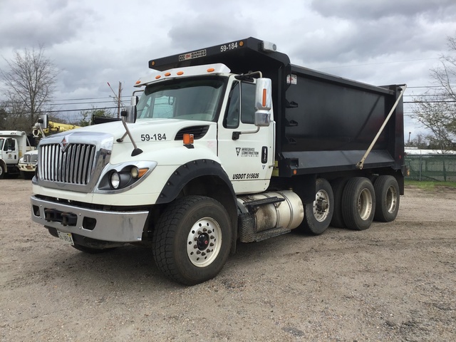 2016 International 7600 Tri/A Dump Truck 2016 International 7600 Tri/A Dump Truck